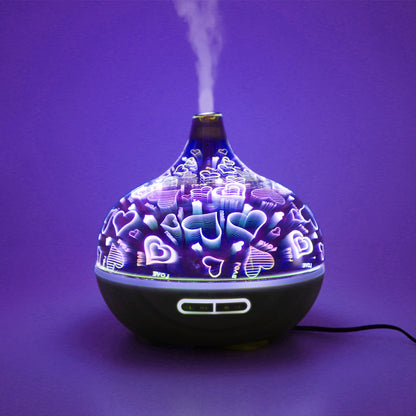 Home Aroma Diffuser – Ultrasonic Essential Oil Humidifier with Remote Control