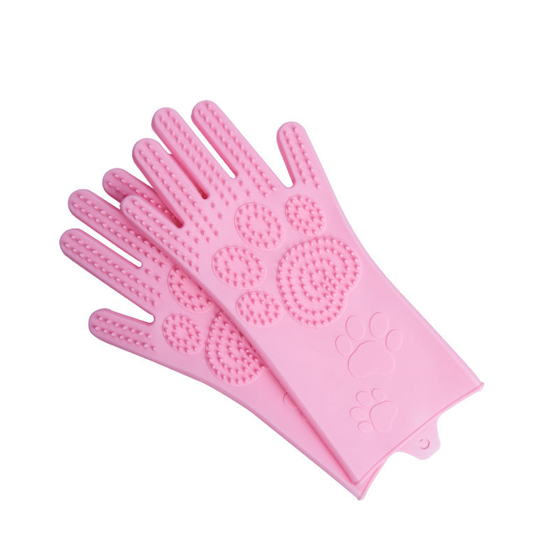 Silicone Heat-Resistant Scrubbing Gloves – Reusable Cleaning Brush Gloves for Kitchen & Home