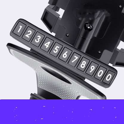 Rotary Adjustable Car Phone Holder – Multi-Function Navigation Phone Stand with Parking Card