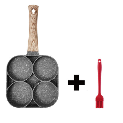 4-Hole Non-Stick Frying Pan – Multi-Functional Breakfast Pan for Eggs, Pancakes, Burgers & Omelets