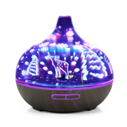 Home Aroma Diffuser – Ultrasonic Essential Oil Humidifier with Remote Control