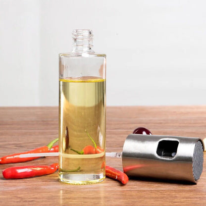 Glass Oil & Vinegar Spray Bottle – Refillable Fine Mist Cooking Oil Sprayer for Kitchen & BBQ