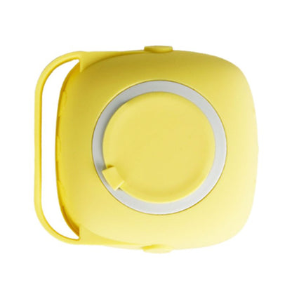 Silicone Pet Bath Brush with Shampoo Dispenser – Soft Bristle Grooming Scrubber