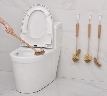 Wooden Handle Toilet & Household Cleaning Brush