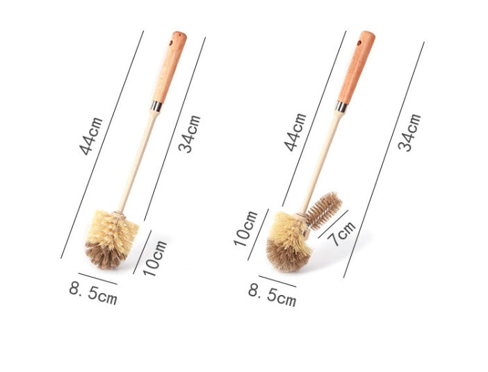 Wooden Handle Toilet & Household Cleaning Brush