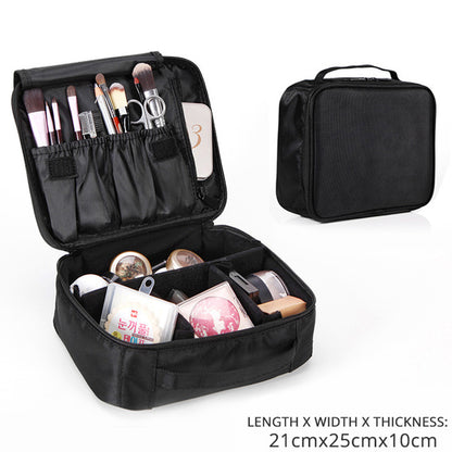 Portable Makeup Case Organizer – Travel Cosmetic Storage Box