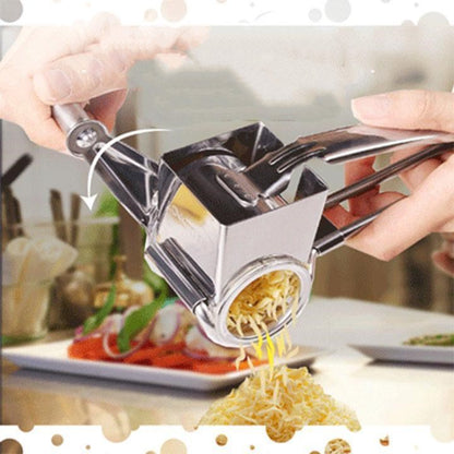Stainless Steel Cheese Grater – Multi-Purpose Kitchen Grater for Cheese, Vegetables & Fruits