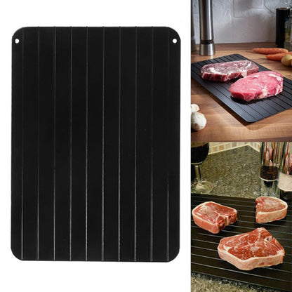 Fast Defrosting Tray – Quick-Thaw Aluminum Defrost Plate for Meat, Fish & Frozen Foods