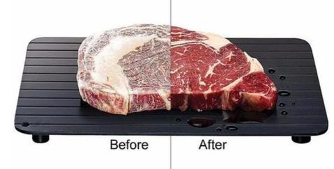 Fast Defrosting Tray – Quick-Thaw Aluminum Defrost Plate for Meat, Fish & Frozen Foods