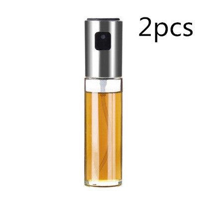 Glass Oil & Vinegar Spray Bottle – Refillable Fine Mist Cooking Oil Sprayer for Kitchen & BBQ