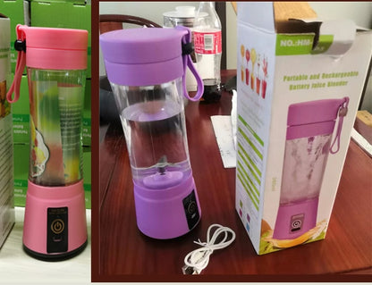 USB Rechargeable Portable Blender – Mini Electric Juicer for Smoothies, Fruit Juice & On-the-Go Mixing