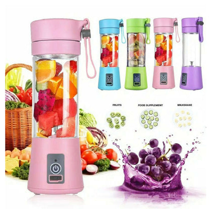 USB Rechargeable Portable Blender – Mini Electric Juicer for Smoothies, Fruit Juice & On-the-Go Mixing