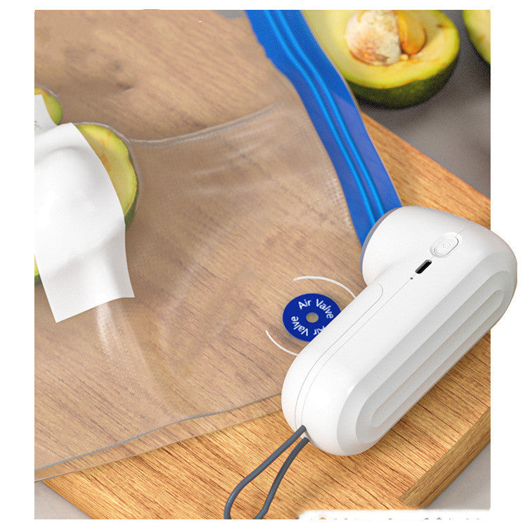 Handheld Electric Vacuum Sealer – Mini Food Vacuum Sealing Machine for Kitchen Storage